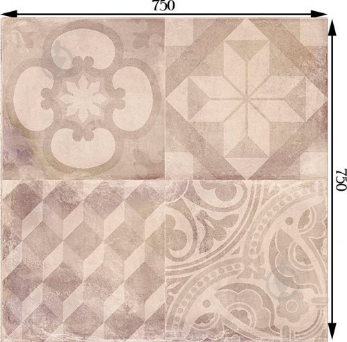 Плитка Cifre Relieve Ivory Decor 75x75 - фото 13