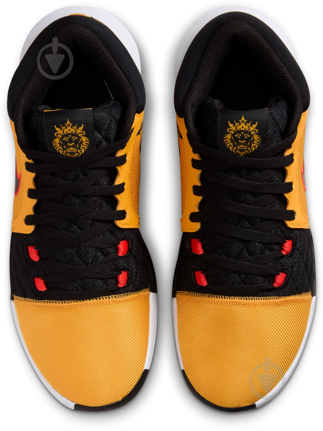 Кросівки чоловічі демісезонні Nike LEBRON WITNESS VIII HQ2139-700 р.45,5 жовто-чорні - фото 7