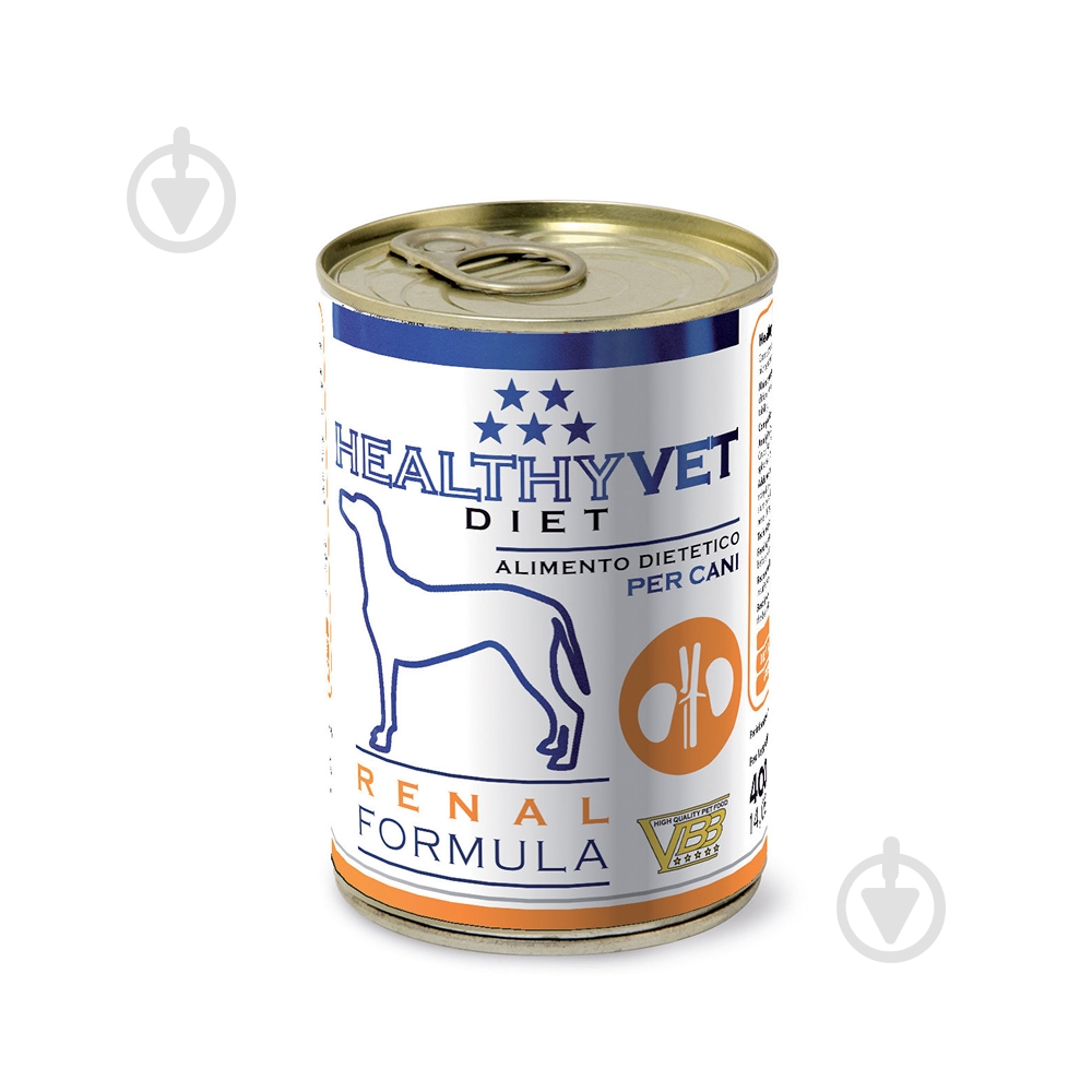 Корм влажный HEALTHYVET Renal Formula паштет 400 г - фото 1