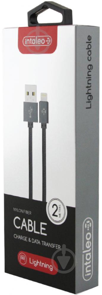 Кабель Intaleo CBGNYL2 Lightning 2 м сірий (1283126477669) - фото 2