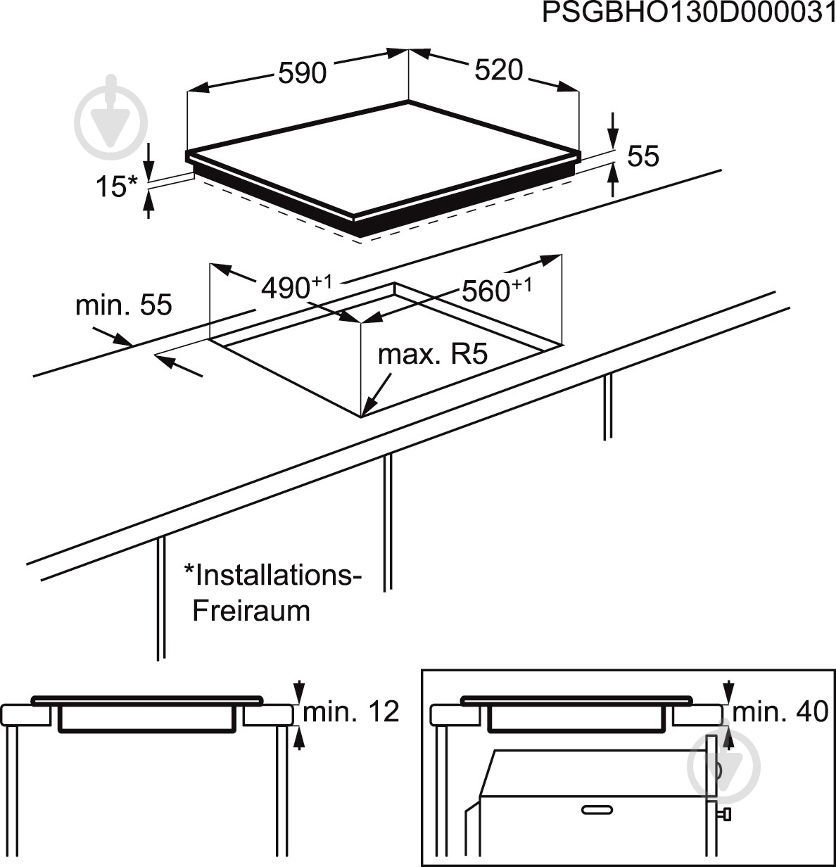 Варильна поверхня індукційна Electrolux EHD 96740 FK - фото 6