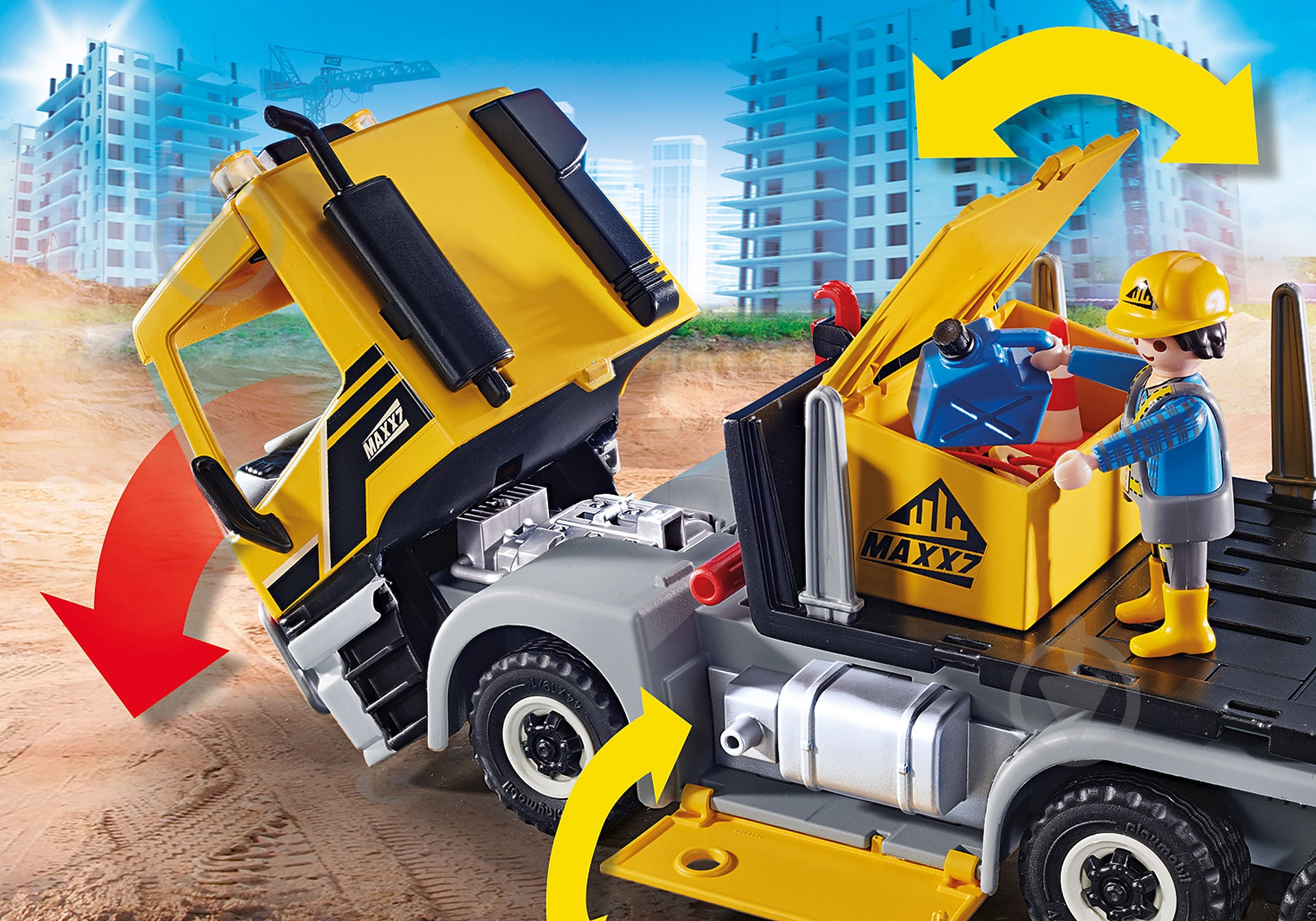 Конструктор Playmobil Вантажівка 70444 - фото 5 Конструктор Playmobil Вантажівка 70444 - фото 5