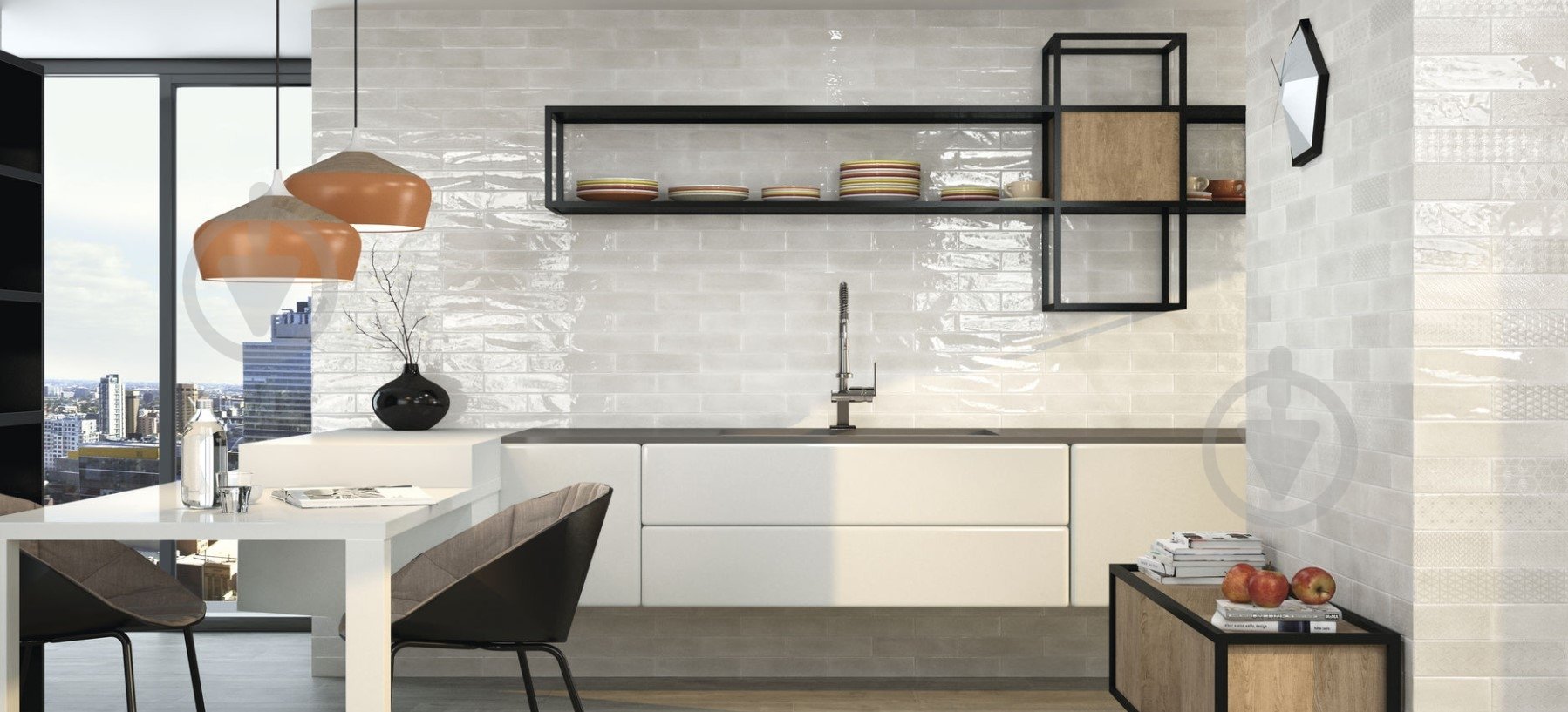 Плитка Cifre Decor Opal Ivory 7,5x30 - фото 3