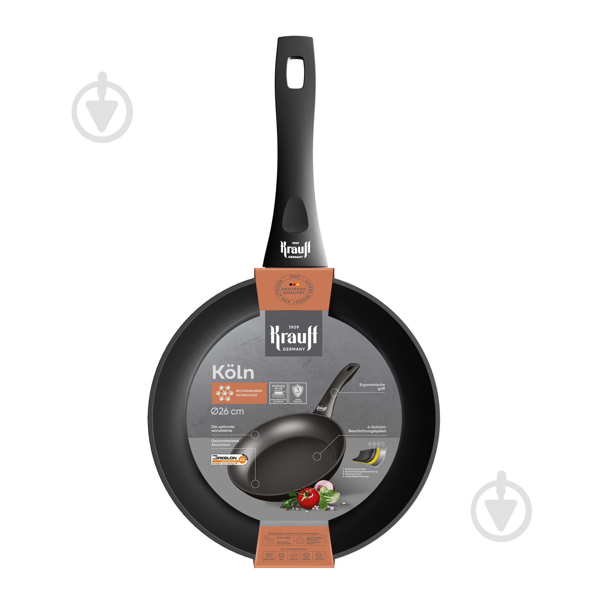 Сковорода Krauff Koln 26 см 25-45-149 - фото 12