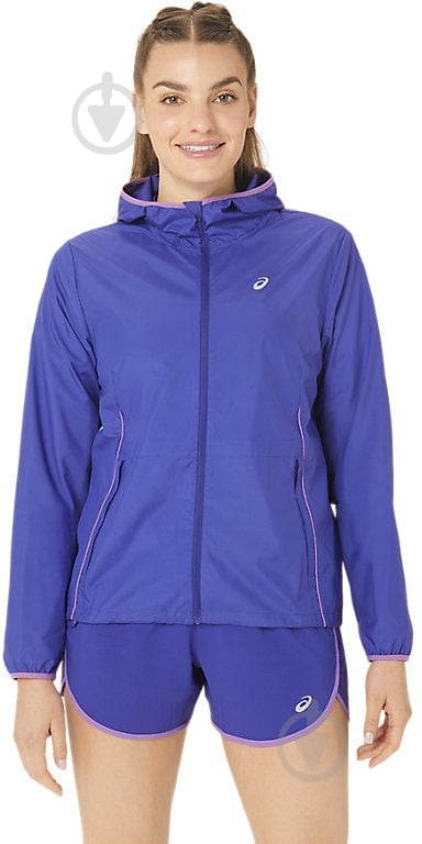 Ветровка Asics ICON LIGHT PACKABLE JACKET 2012C861-400 р.S синяя - фото 1
