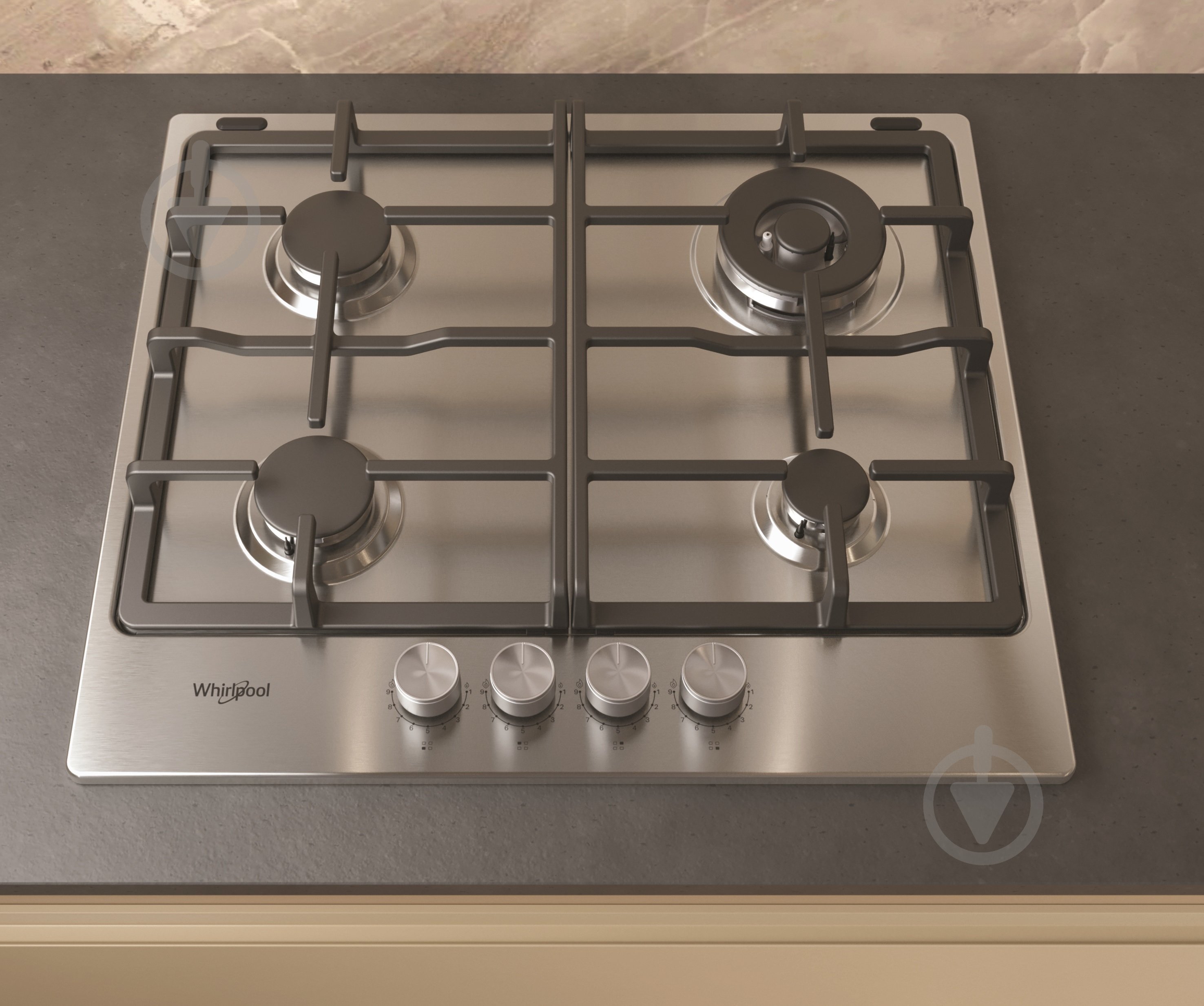 Варочная поверхность газовая Whirlpool TKRL661IXEU - фото 3