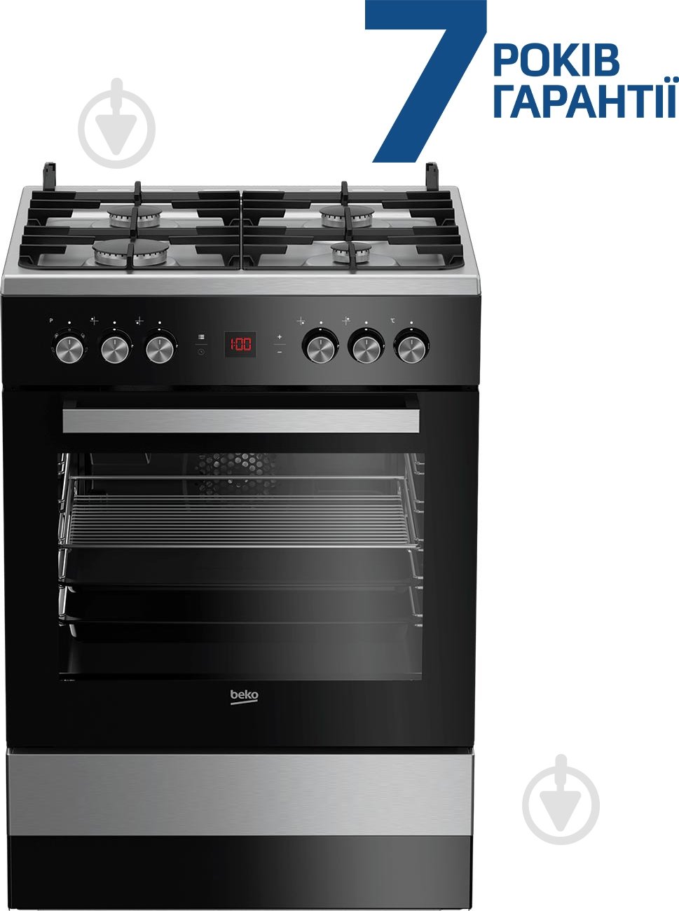 УЦЕНКА! Плита комбинированная Beko FSM62530DXMS - фото 3