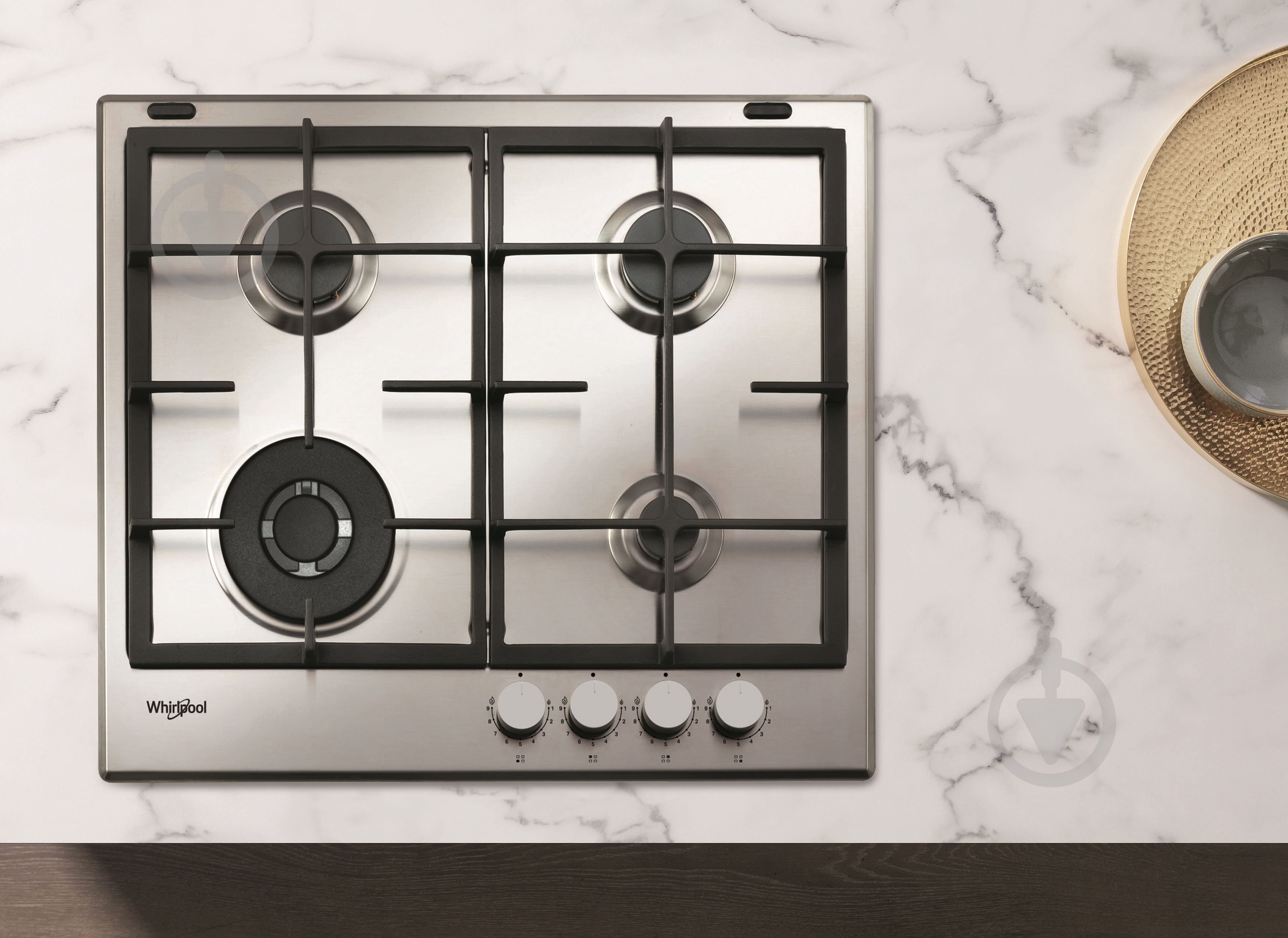 Варочная поверхность газовая Whirlpool GMAL6422IXL - фото 2 Варочная поверхность газовая Whirlpool GMAL6422IXL - фото 2