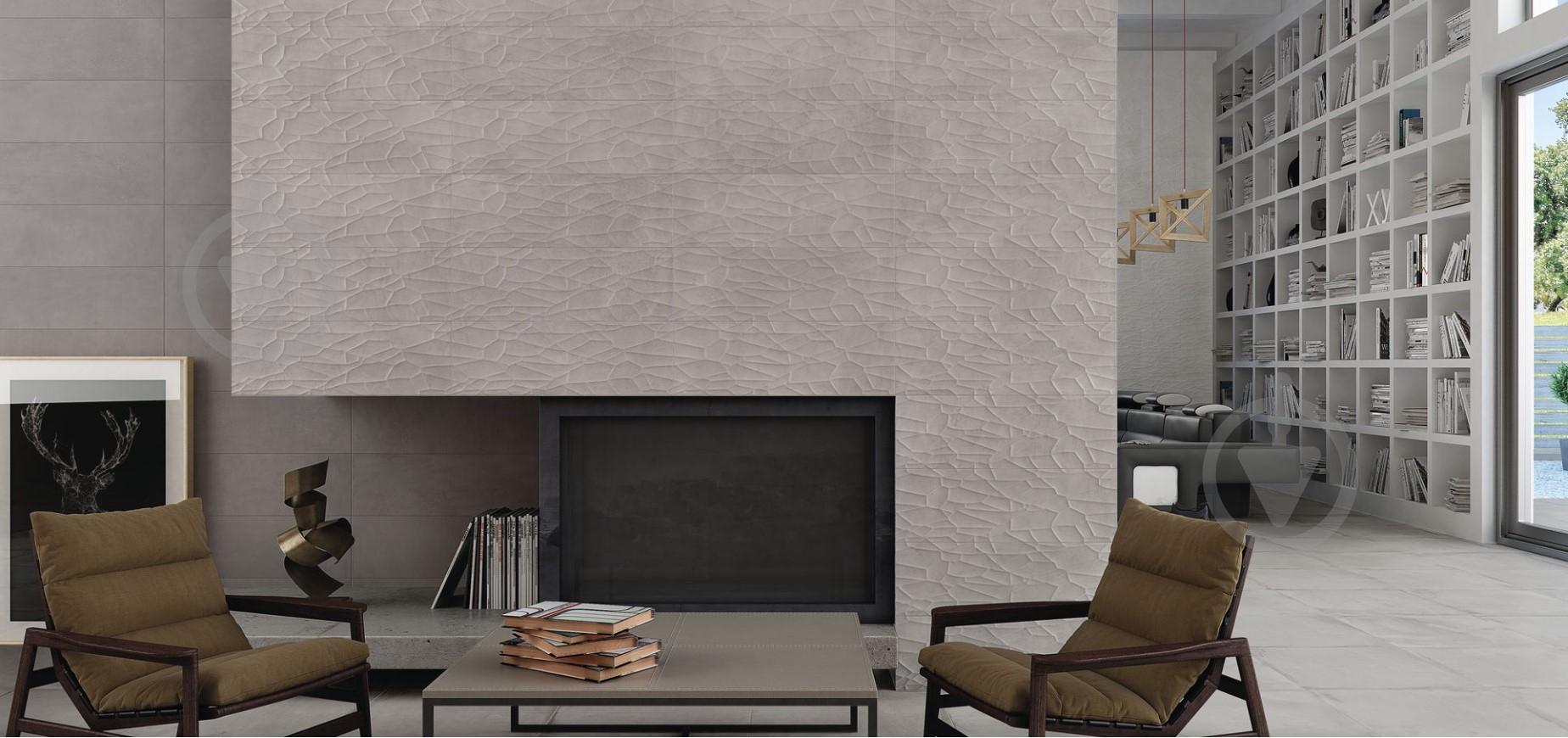 Плитка Cifre Relieve Ivory 75x75 - фото 3