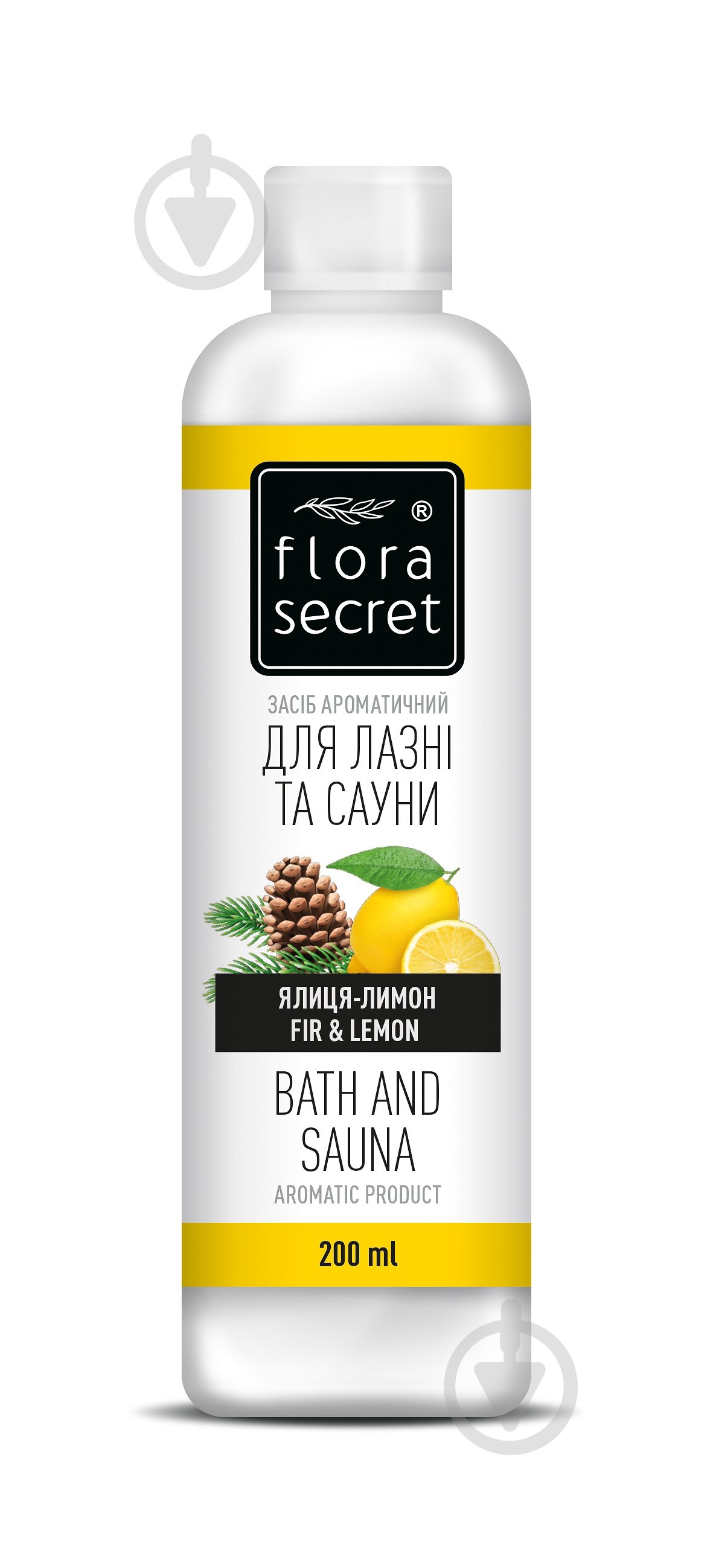 Засіб Flora Secret ароматическое для бани и сауны Пихта и лимон 250 мл - фото 1