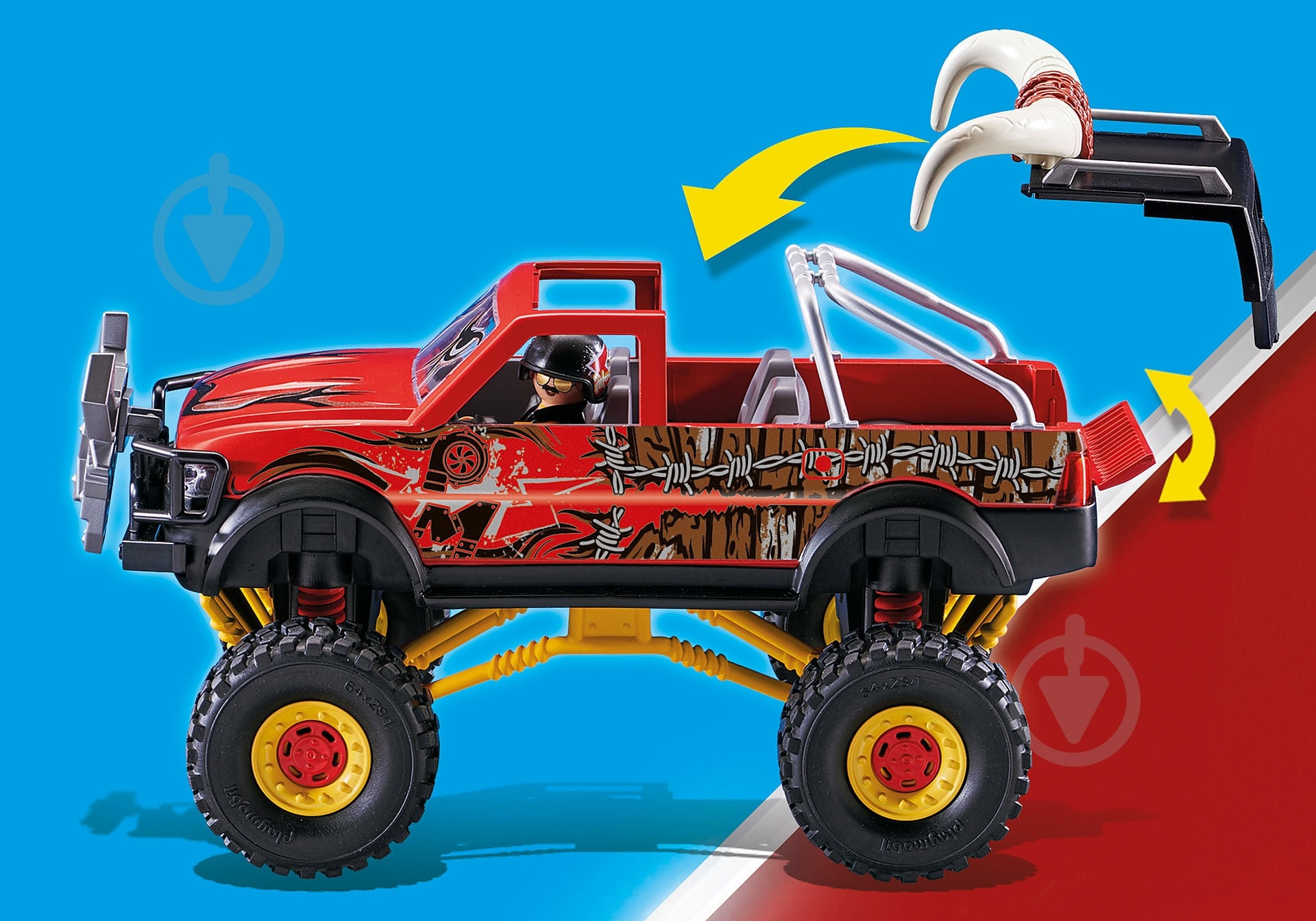 Конструктор Playmobil Stunt Show Машина Бик 70549 - фото 6