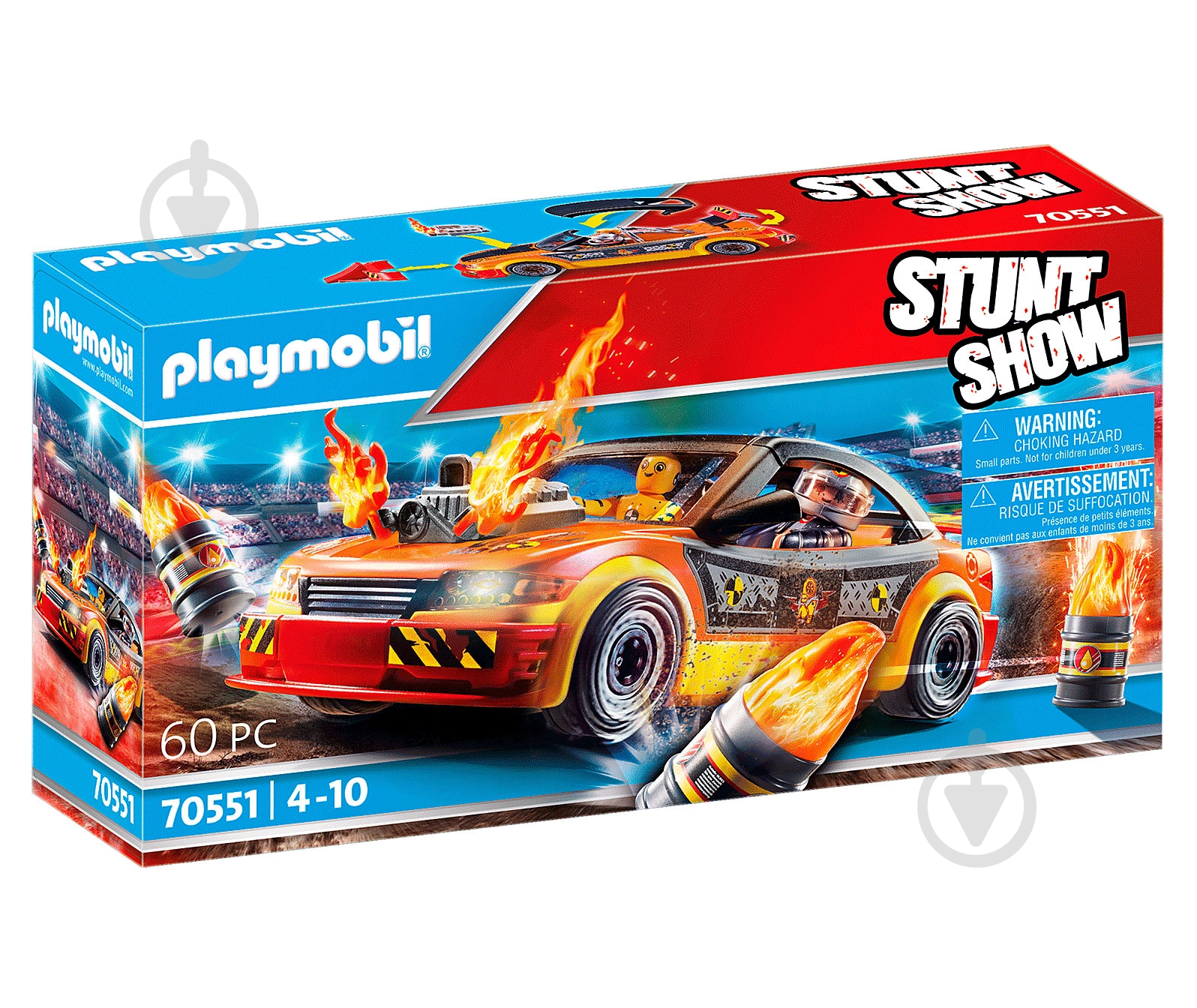 ᐉ Конструктор Playmobil Stunt Show Машина Разрушитель 70551