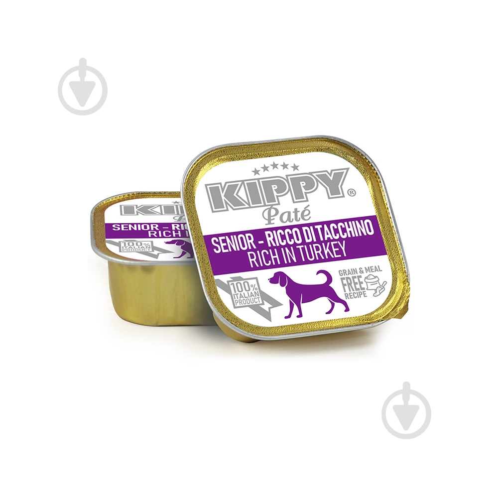 Корм влажный KIPPY с индейкой паштет 150 г - фото 1 Корм влажный KIPPY с индейкой паштет 150 г - фото 1