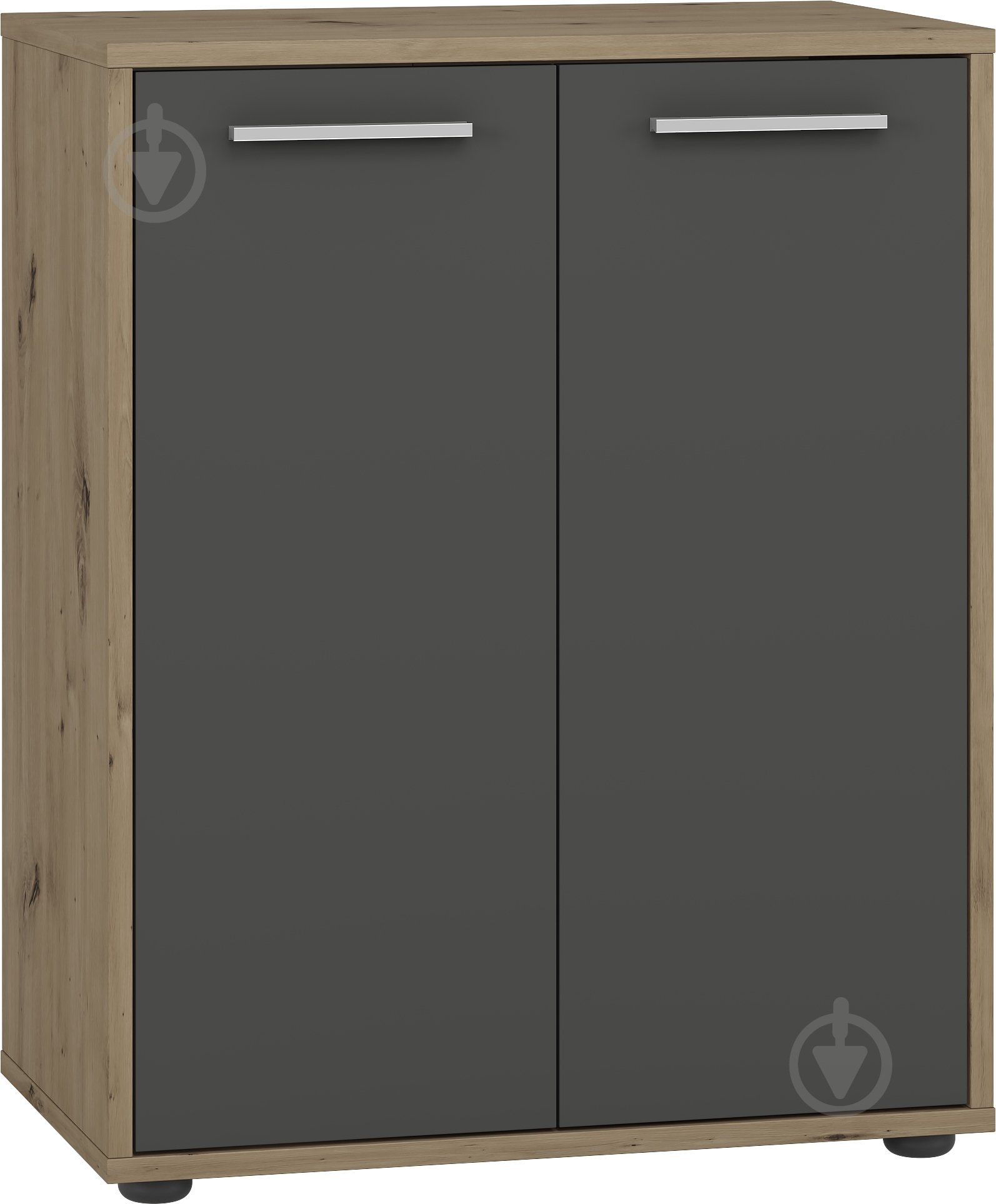 Тумба підлогова Грейд Рені 2д 600x750x359 мм дуб крафт золотий/графіт сірий - фото 1