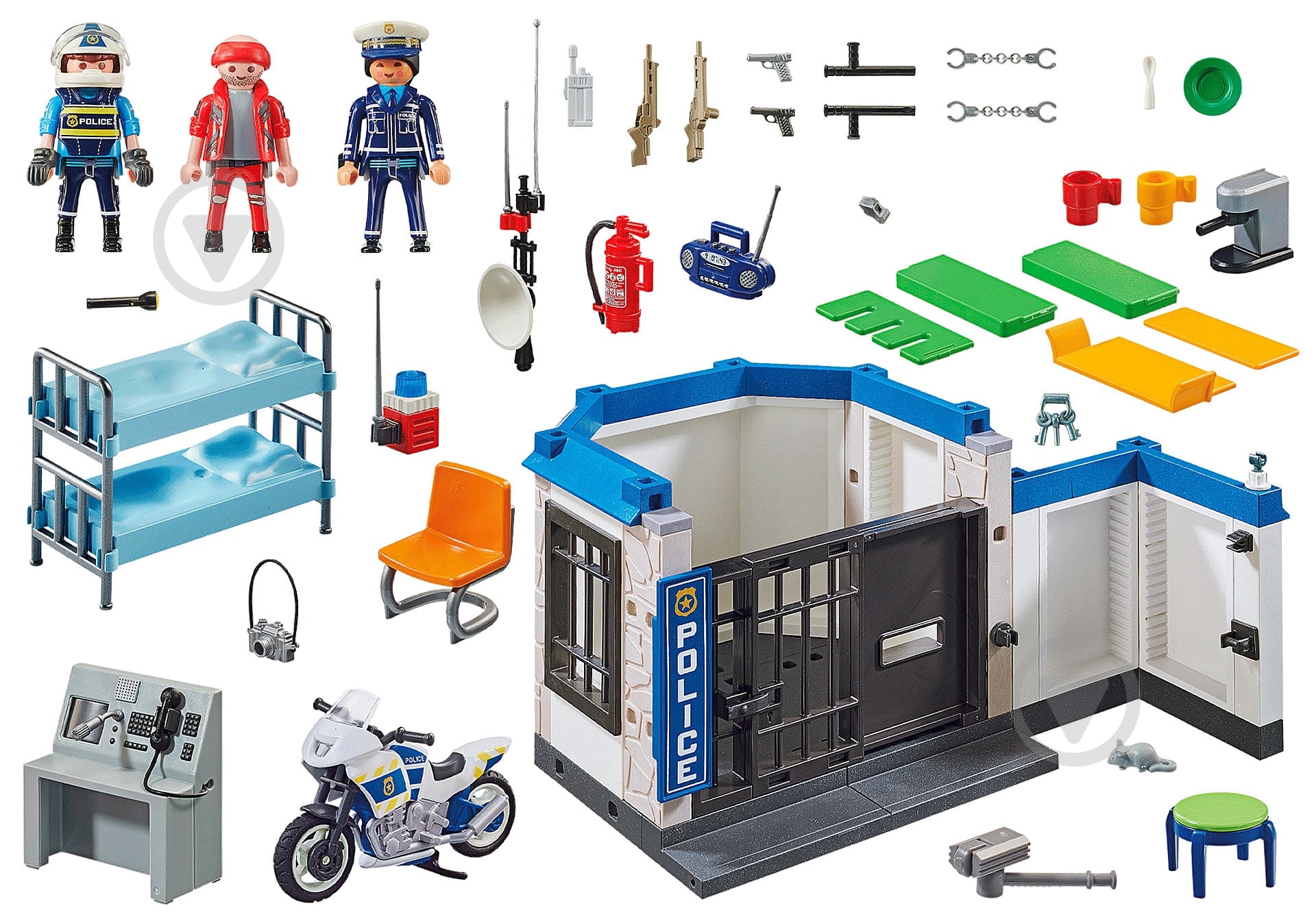 Конструктор Playmobil Побег из тюрьмы 70568 - фото 2 Конструктор Playmobil Побег из тюрьмы 70568 - фото 2