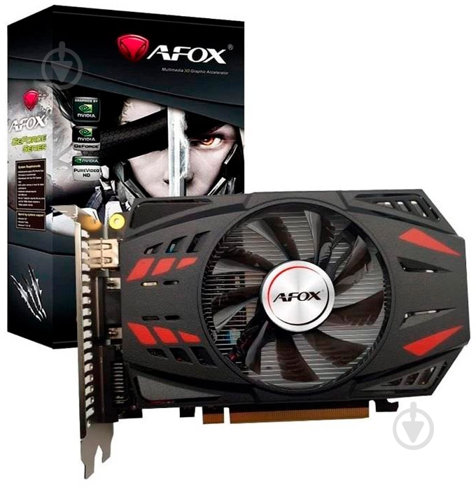 Видеокарта AFOX GeForce GTX 750 Ti ATX Single Fan 4GB GDDR5 128bit (AF750TI-4096D5H4) - фото 1