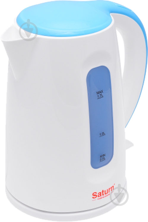 Электрочайник Saturn ST-EK8439 White/Blue - фото 2 Электрочайник Saturn ST-EK8439 White/Blue - фото 2