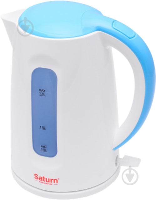 Электрочайник Saturn ST-EK8439 White/Blue - фото 3 Электрочайник Saturn ST-EK8439 White/Blue - фото 3