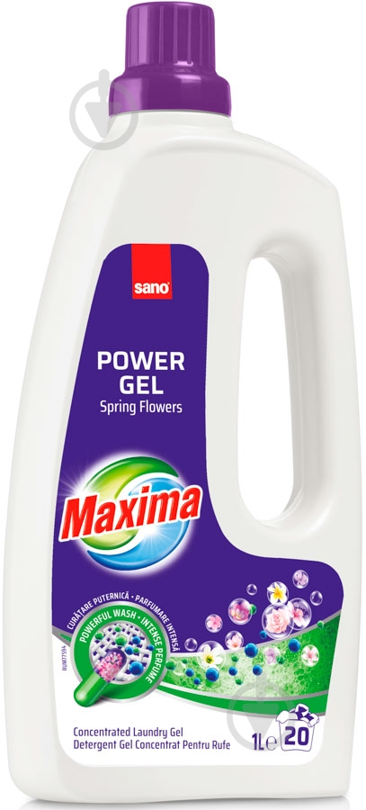 Гель для машинного та ручного прання Sano концентрований Spring Flowers 1 л - фото 1