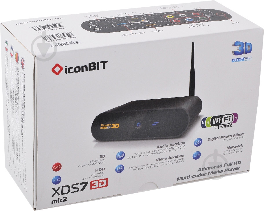 Медиаплеер iconBIT XDS 7 3D mk2 (MD-0008W) - фото 7 Медиаплеер iconBIT XDS 7 3D mk2 (MD-0008W) - фото 7