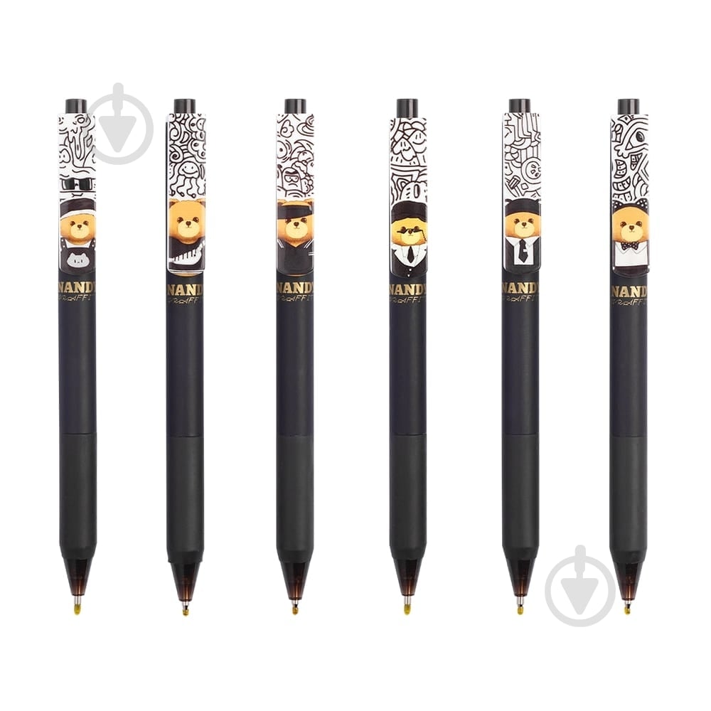 Ручка шариковая Forme Bear Dark 0,7 мм синяя - фото 2 Ручка шариковая Forme Bear Dark 0,7 мм синяя - фото 2