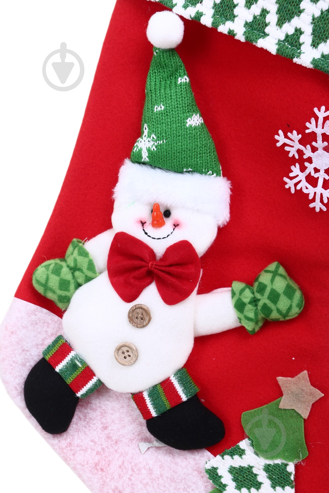 Чобіток декоративний різдвяний 50 см W22-22AD001A W22-22AD001B - фото 2 Чобіток декоративний різдвяний 50 см W22-22AD001A W22-22AD001B - фото 2