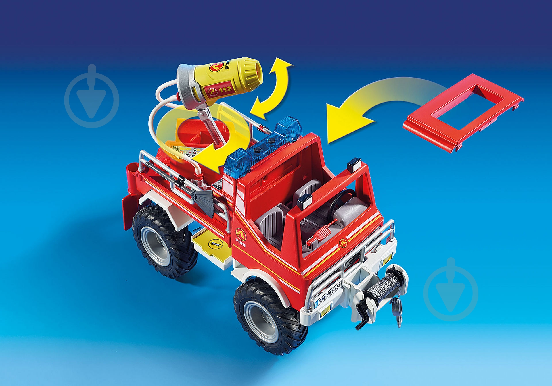 ᐉ Конструктор Playmobil Пожарная машина с водяной пушкой 9466