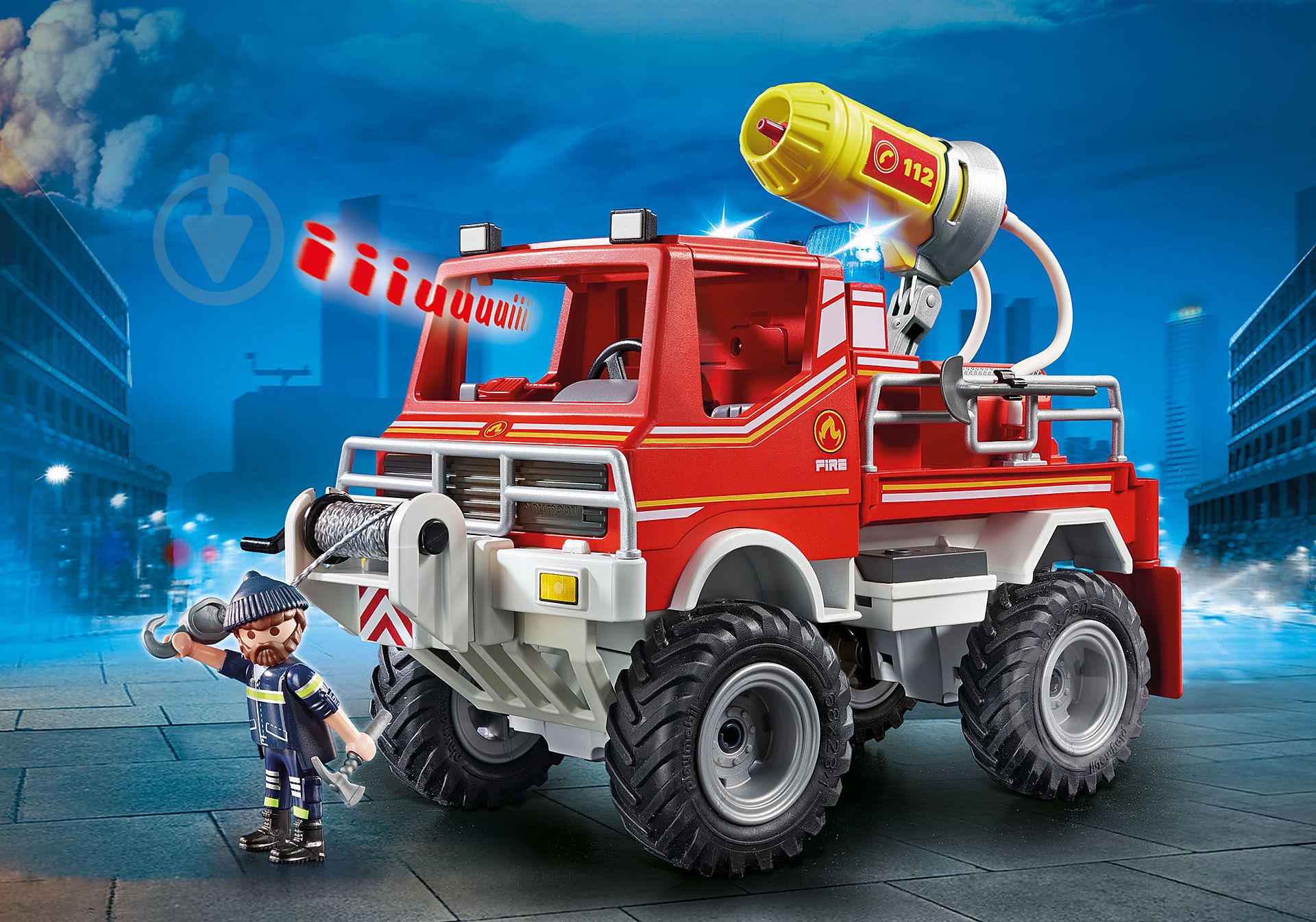 ᐉ Конструктор Playmobil Пожарная машина с водяной пушкой 9466