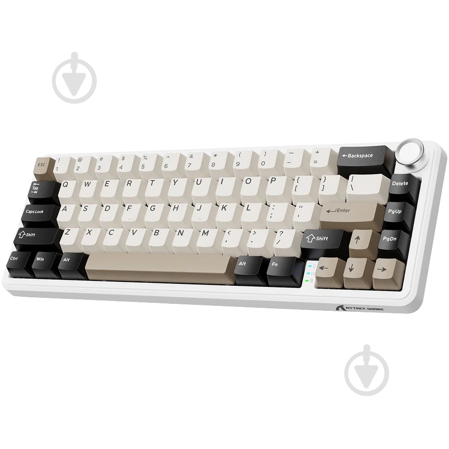 Клавиатура игровая attack shark (X66CW_AS) white - фото 2