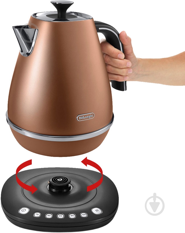 Электрочайник Delonghi KBI 2011.CP - фото 3 Электрочайник Delonghi KBI 2011.CP - фото 3