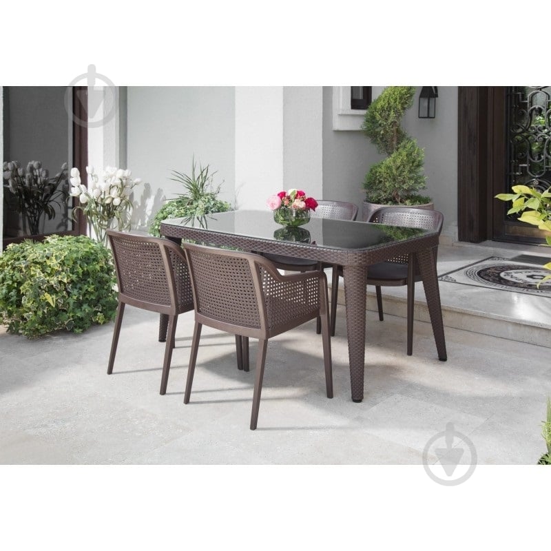 Стол Osaka венге 90x150 см - фото 2 Стол Osaka венге 90x150 см - фото 2