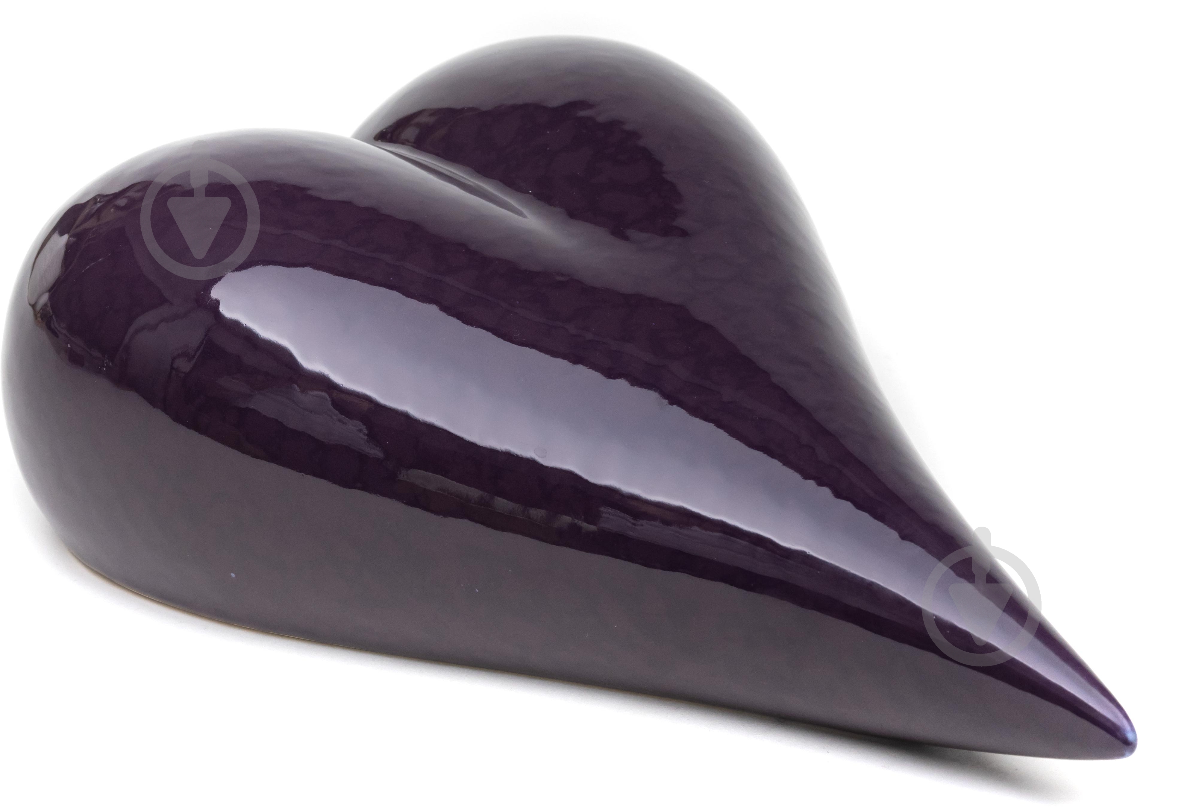 Статуэтка Eterna сердце 8667M72 6,5х19,5х16,5 см пурпурный - фото 1