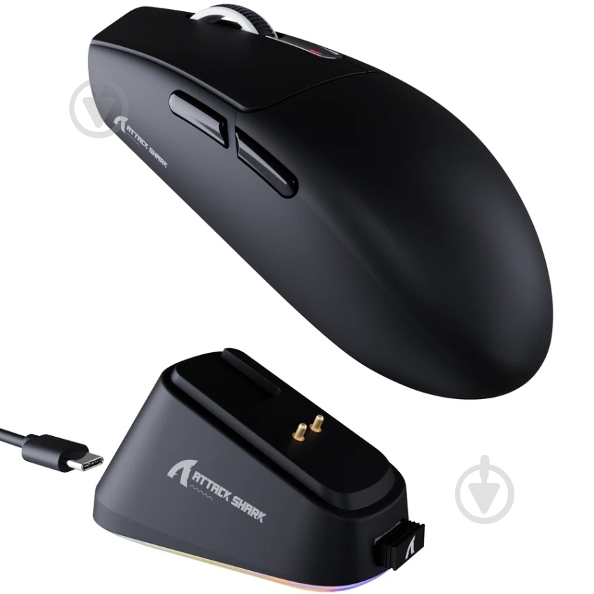 Мышь attack shark G3 PRO Wireless/Bluetooth black (G3PROB_AS) - фото 1