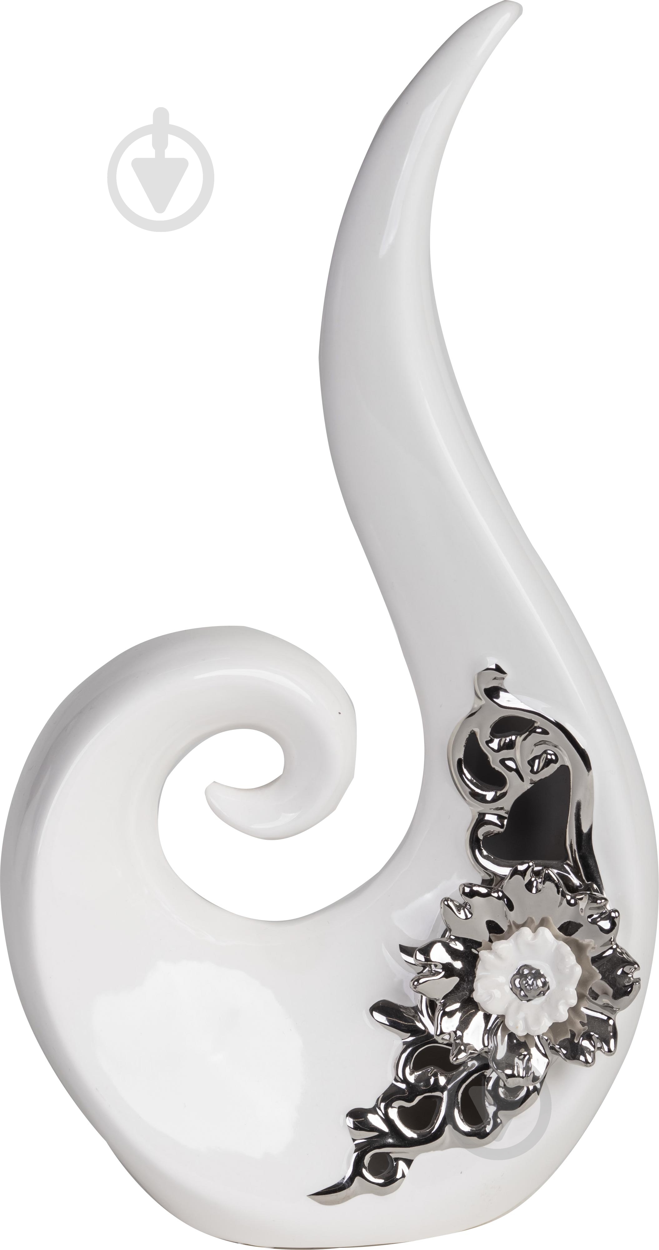 Статуэтка Eterna 5226А 35х18х11 см белый с серебристым - фото 1