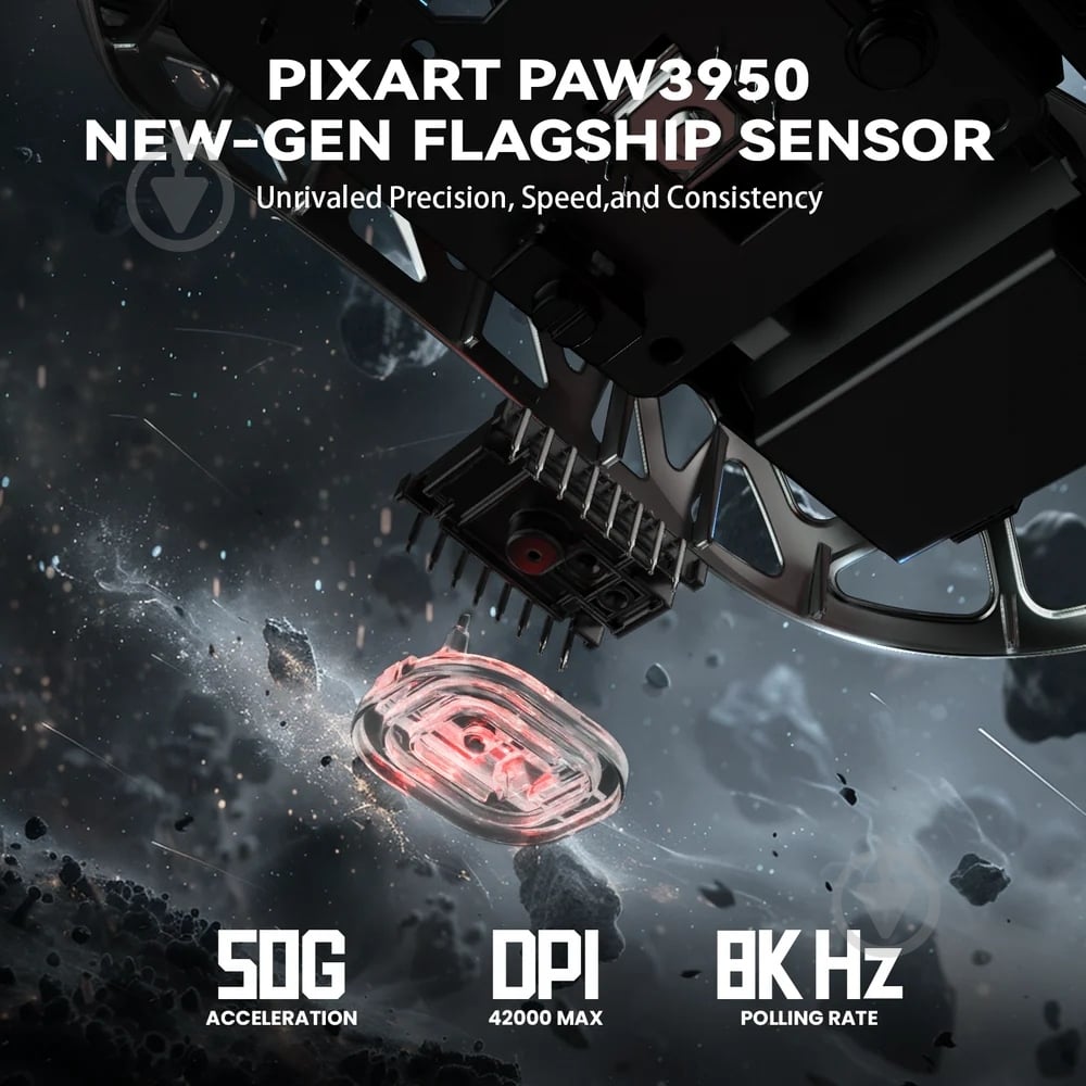 Мышь attack shark R2 Wireless/Bluetooth black (R2B_AS) - фото 10