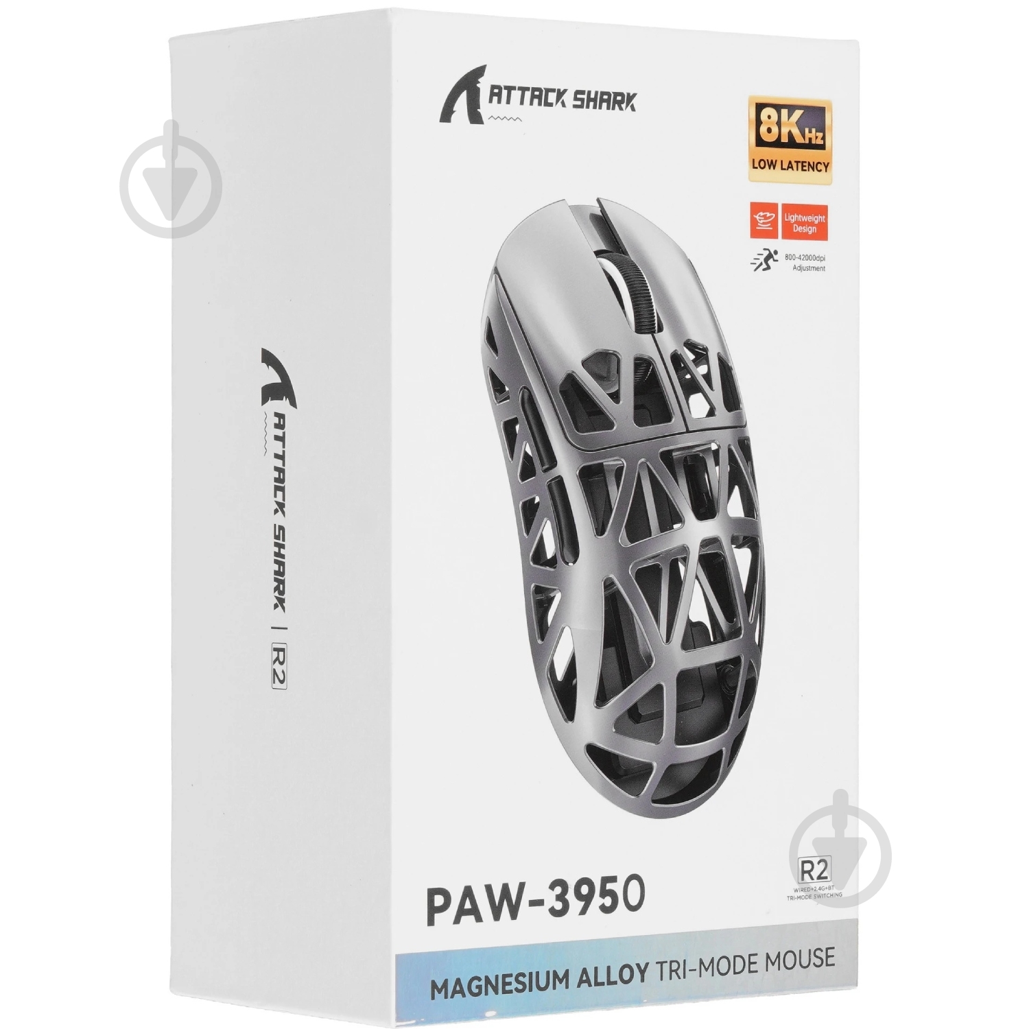 Мышь attack shark R2 Wireless/Bluetooth black (R2B_AS) - фото 7