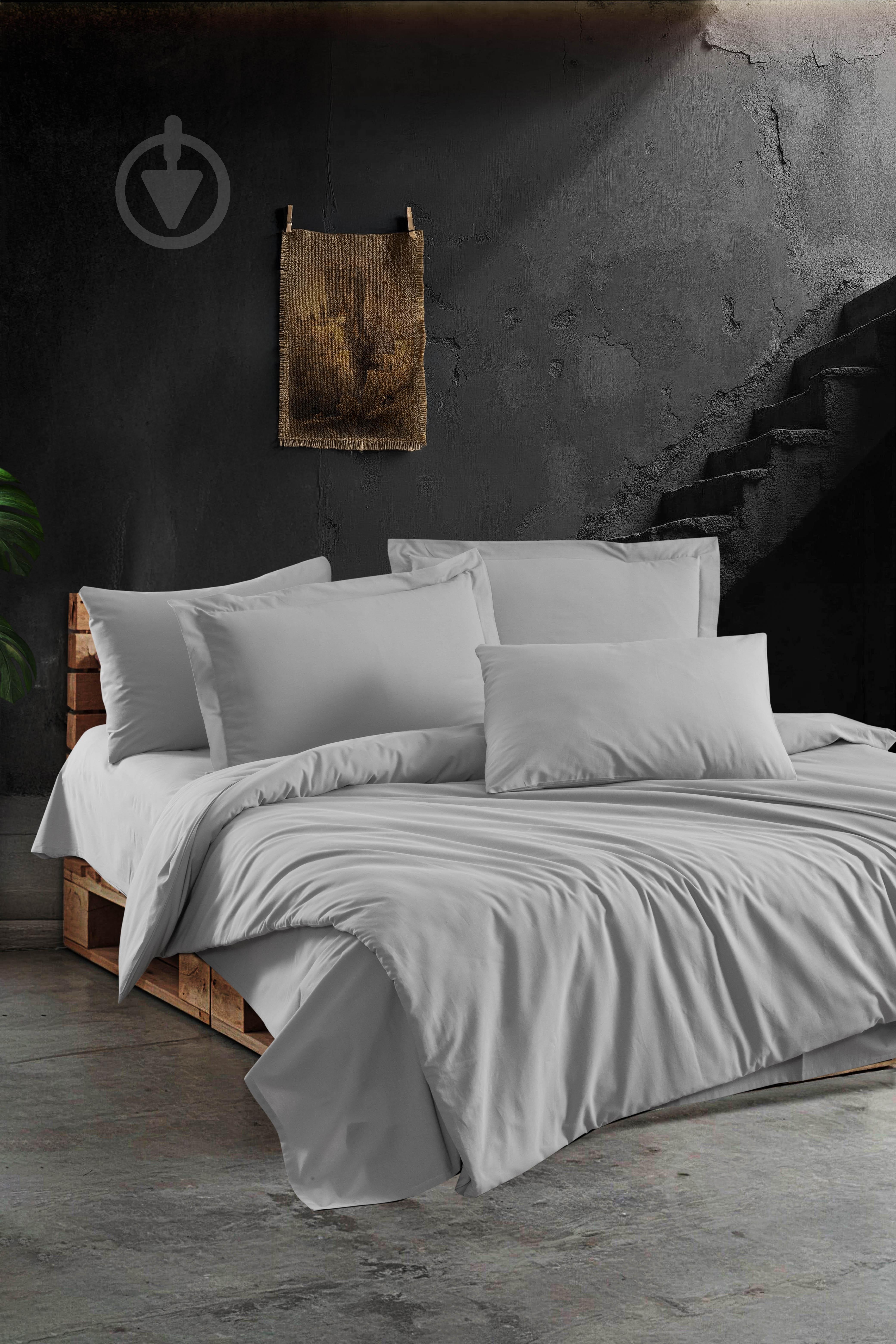 Комплект постельного белья Basico серый Begenal - фото 1 Комплект постельного белья Basico серый Begenal - фото 1