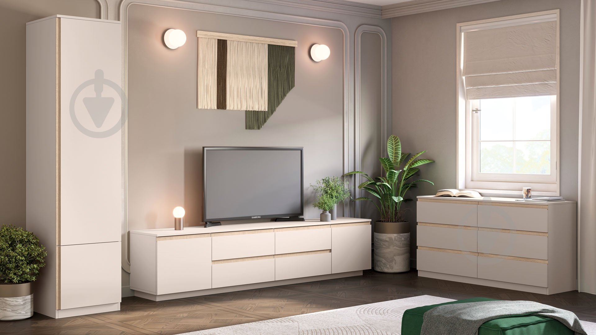 Комод Світ Меблів Фріда 3Ш+3Ш 1400x745x420 мм тоффі - фото 3 Комод Світ Меблів Фріда 3Ш+3Ш 1400x745x420 мм тоффі - фото 3