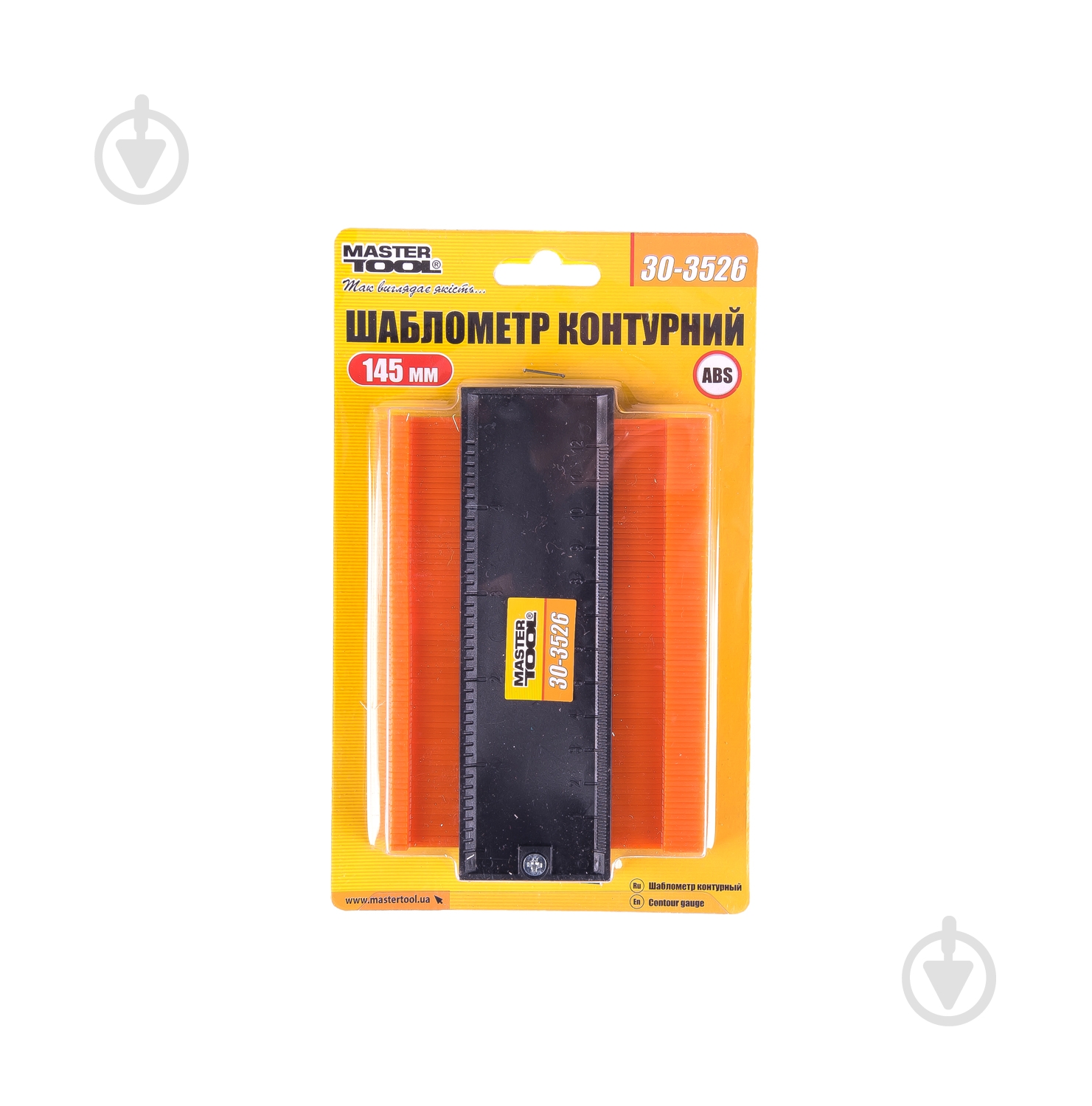 Шаблометр контурный MasterTool 145х100х21 мм 30-3526 - фото 4