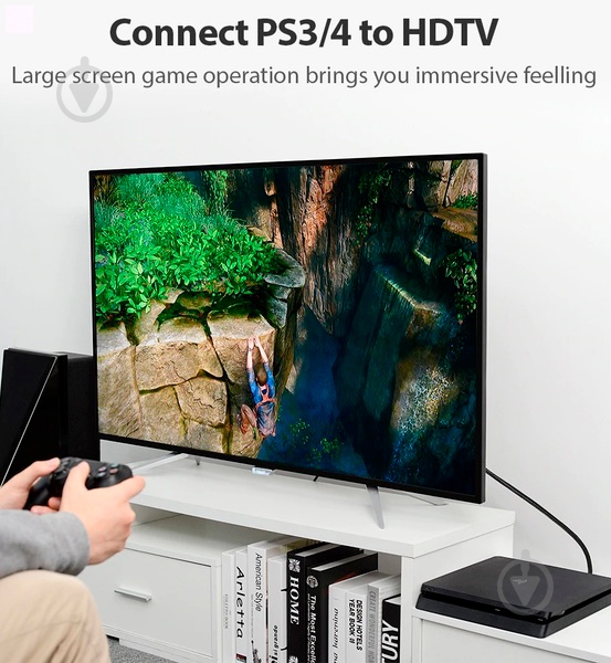 Кабель Vention HDMI-HDMI v2.0 2 м черный (VAA-B05-B200) - фото 9