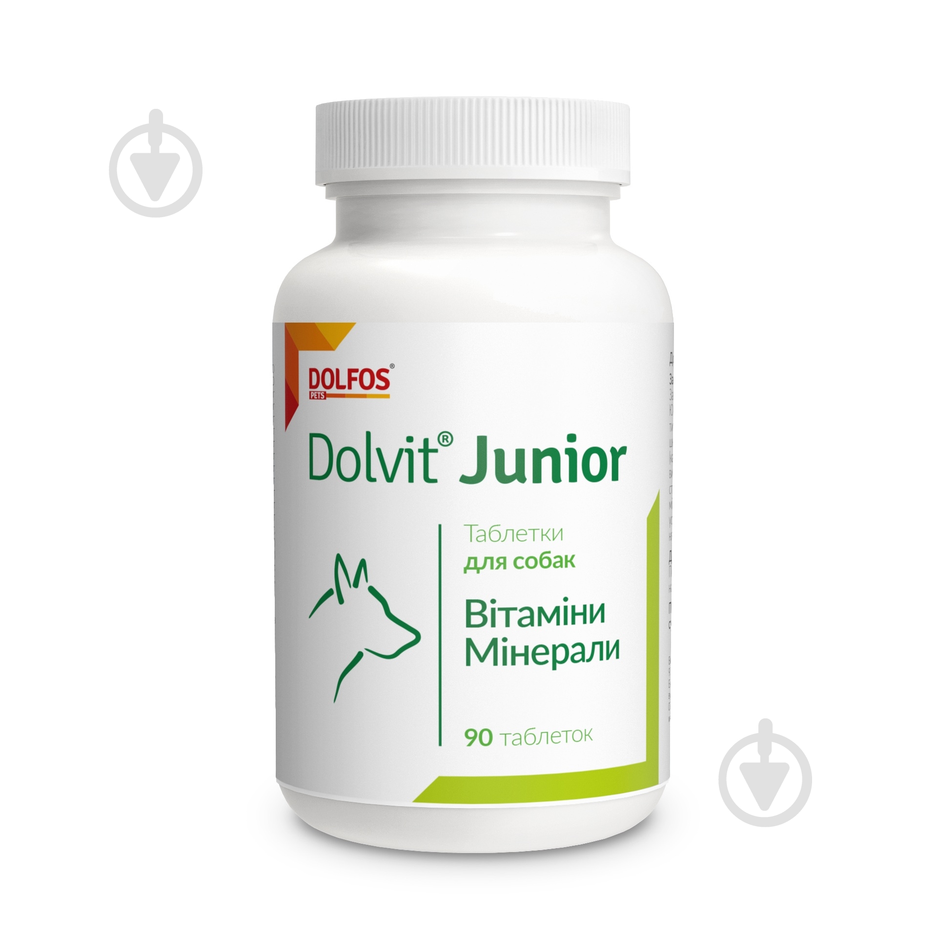 Витамины Dolfos Долвит Юниор 90 табл. для собак - фото 1