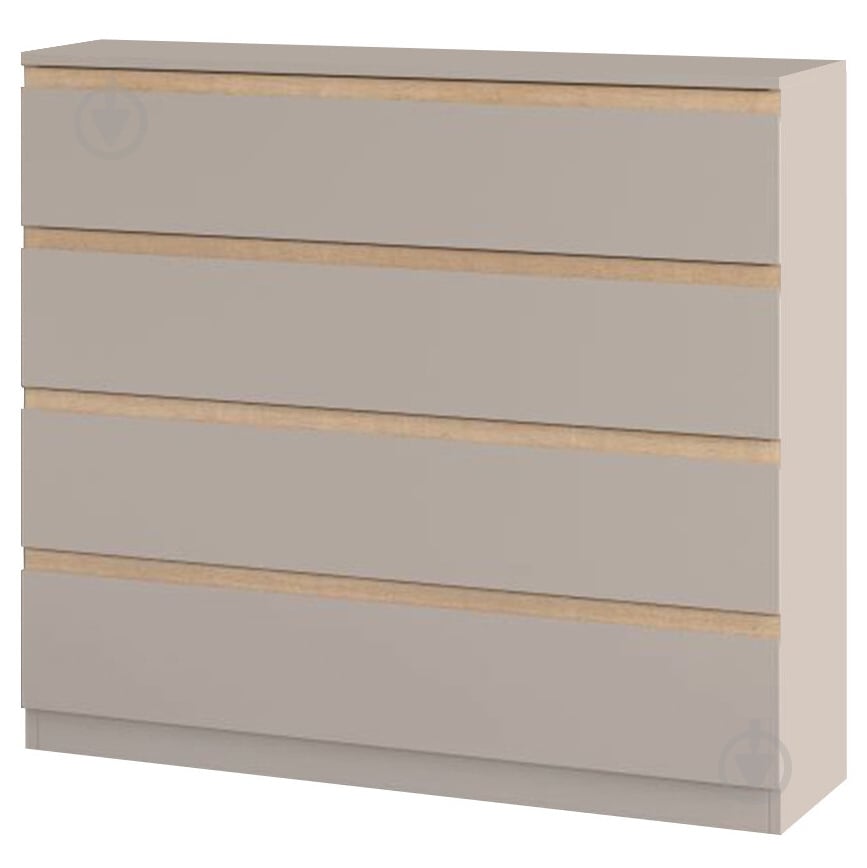 Комод Світ Меблів Фрида 4Ш 1000x965x420 мм дуб сонома - фото 1