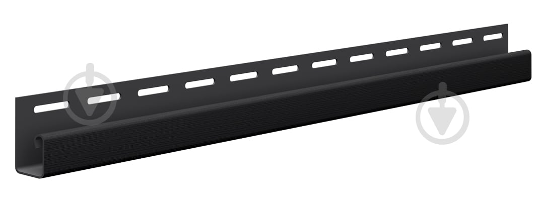 Профиль J-образный Vilo™ черный 3,05 м - фото 1