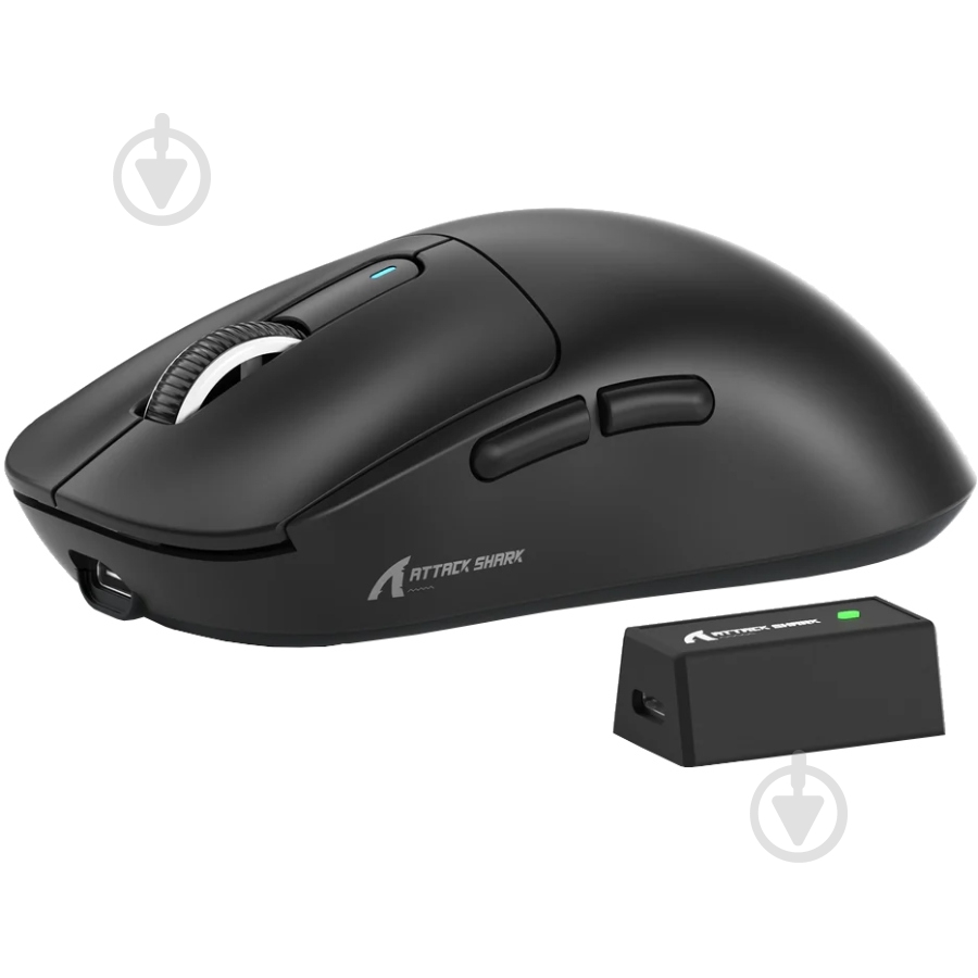 Мышь attack shark X3 PRO Wireless/Bluetooth black (X3PROB_AS) - фото 2