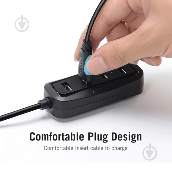 Кабель Vention USB-A 2.0 - microUSB B 1 м черный (VAS-A04-B100-N) - фото 6 Кабель Vention USB-A 2.0 - microUSB B 1 м черный (VAS-A04-B100-N) - фото 6