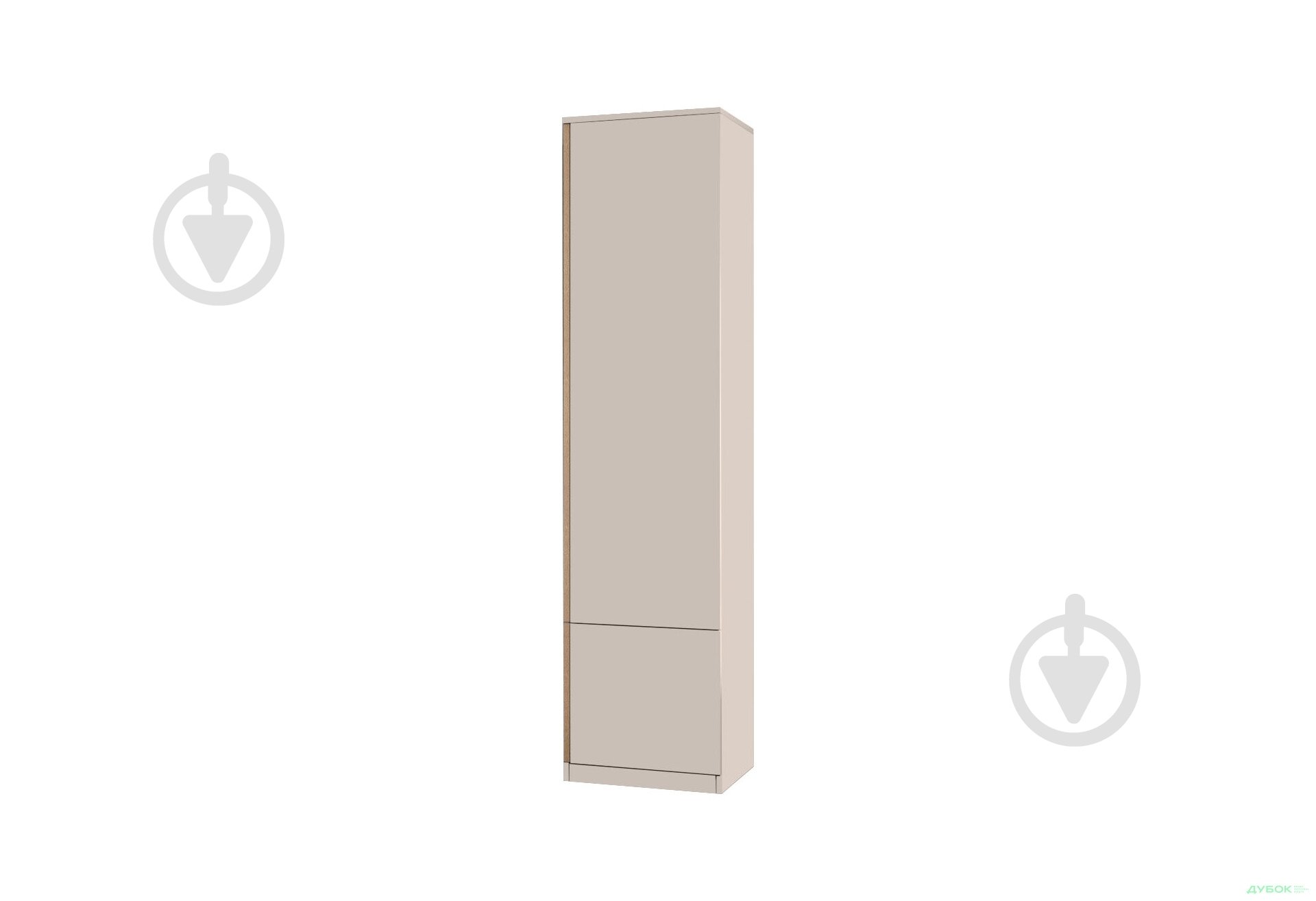 Шафа Світ Меблів Фріда 2105х500х520 мм тоффі / тоффі - фото 4 Шафа Світ Меблів Фріда 2105х500х520 мм тоффі / тоффі - фото 4