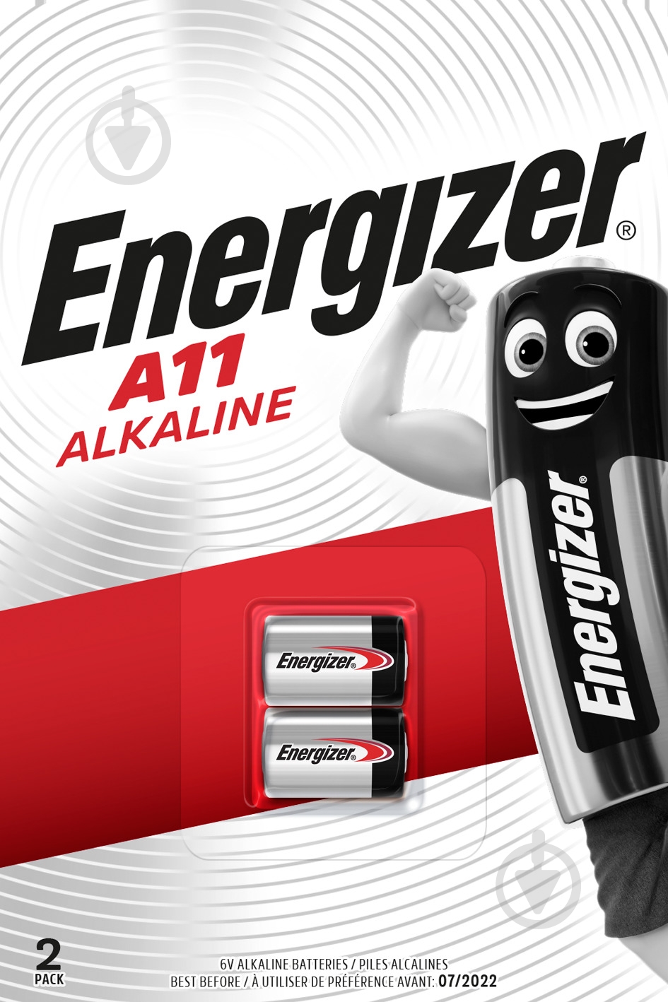 Батарейка Energizer Alkaline 11A/MN11 2 шт. (E301536100) - фото 1