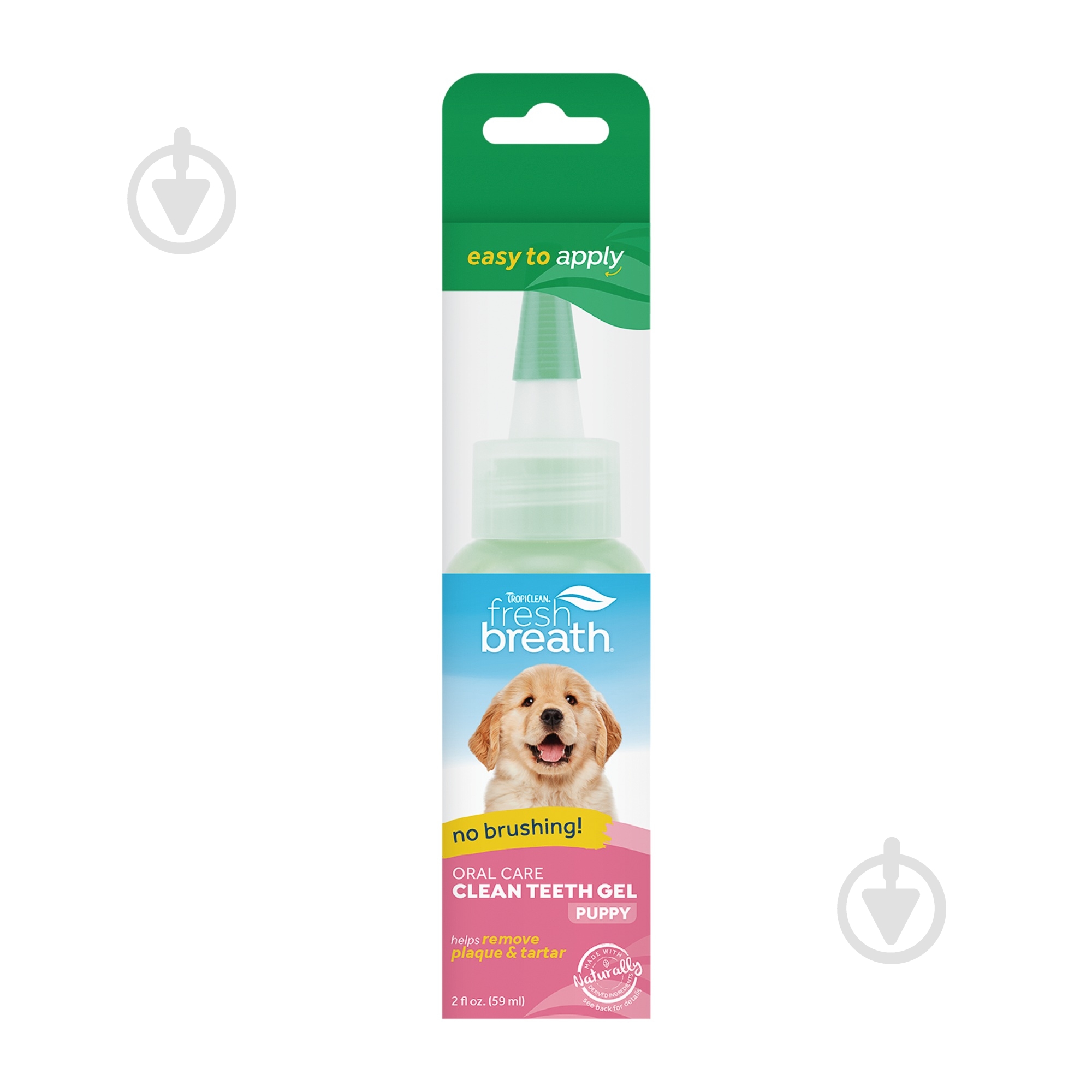 Гель TropiClean для ухода за полостью рта "Свежее дыхание" (No Brush), для щенков, 59 мл - фото 1