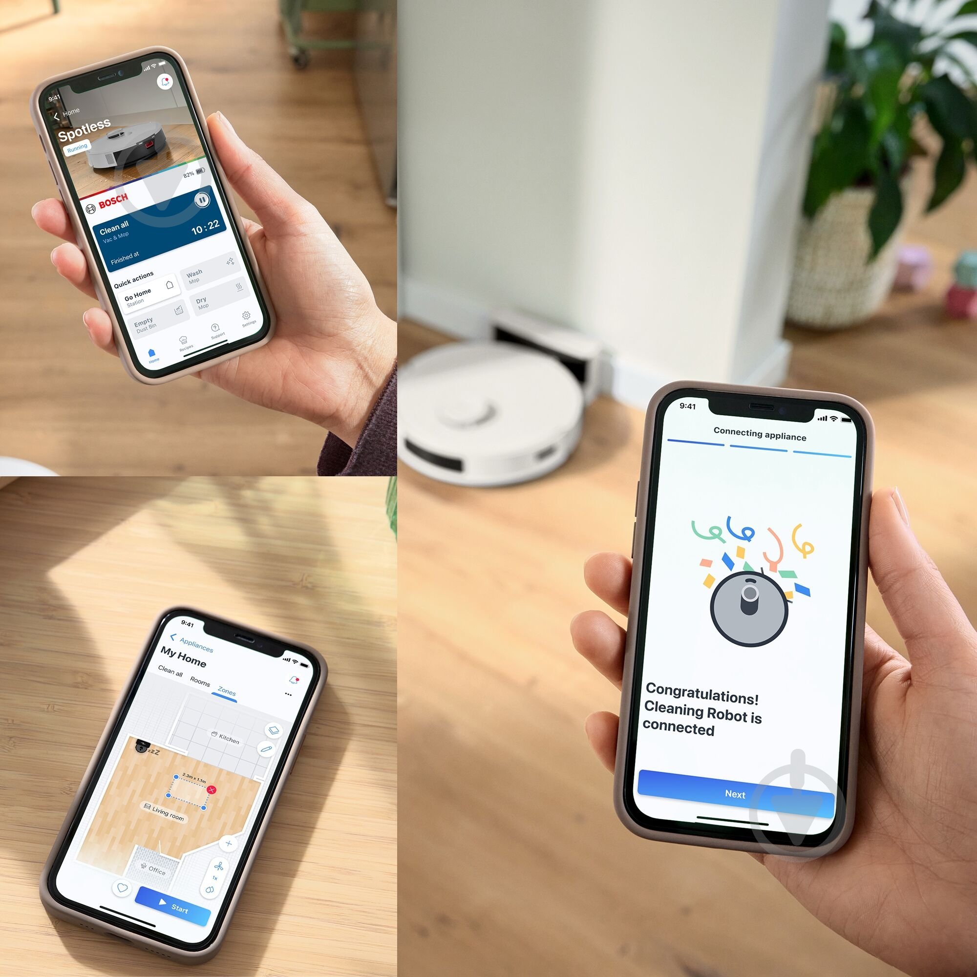 Робот-пилосос мийний Bosch Spotless BCRC1W white - фото 13 Робот-пилосос мийний Bosch Spotless BCRC1W white - фото 13