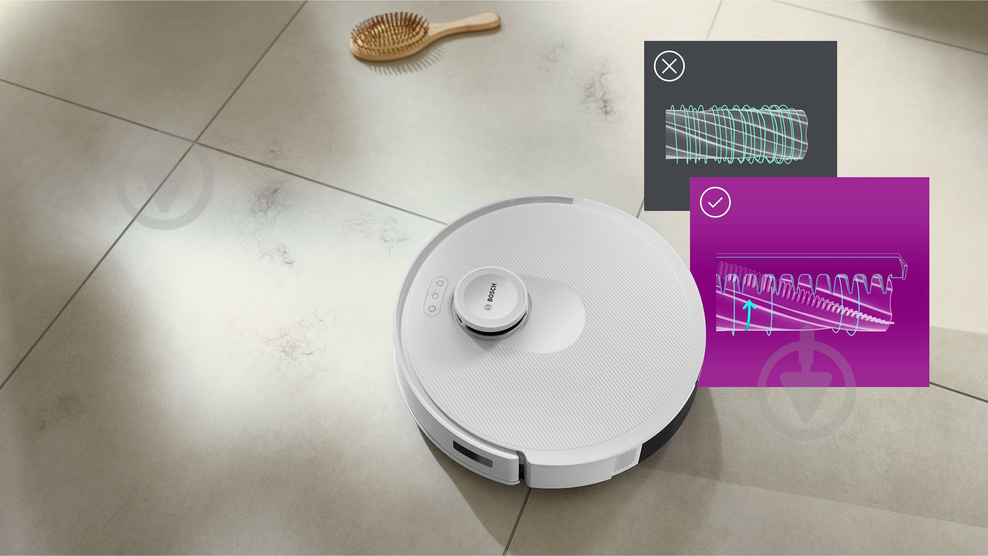 Робот-пилосос мийний Bosch Spotless BCRC1W white - фото 14 Робот-пилосос мийний Bosch Spotless BCRC1W white - фото 14